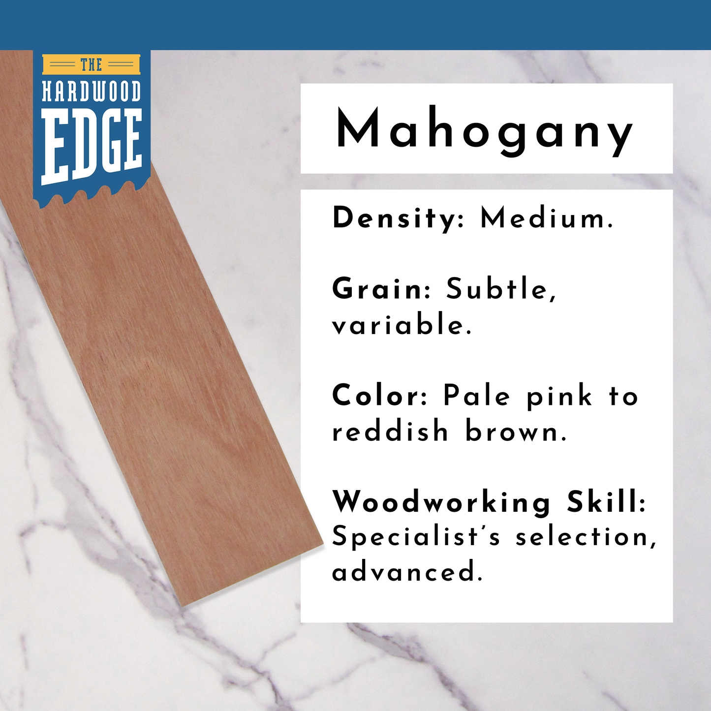 Mahogany Thin-Sawn Craft Board