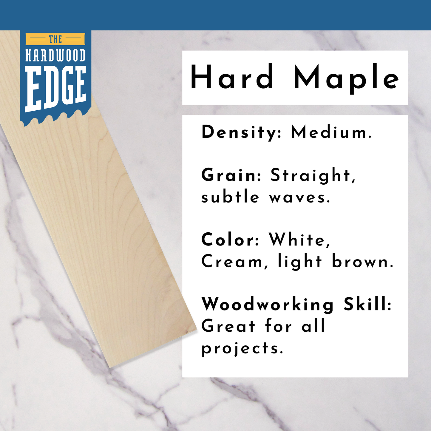 Hard Maple Thin-Sawn Craft Board