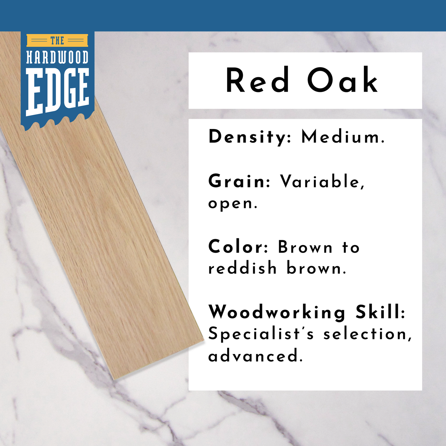 Red Oak Thin-Sawn Craft Board