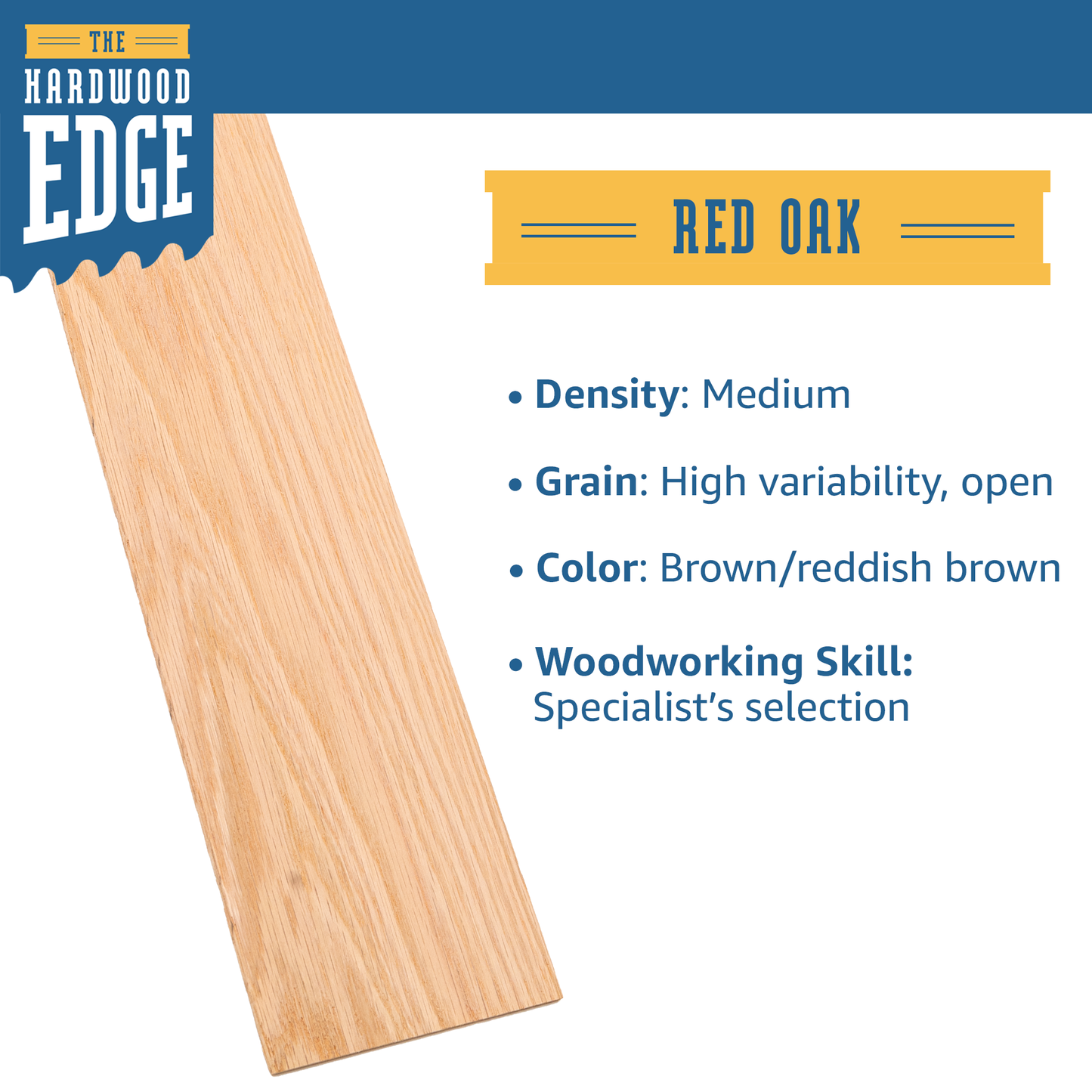 Warped Red Oak Thin-Sawn Craft Board (10 pc)