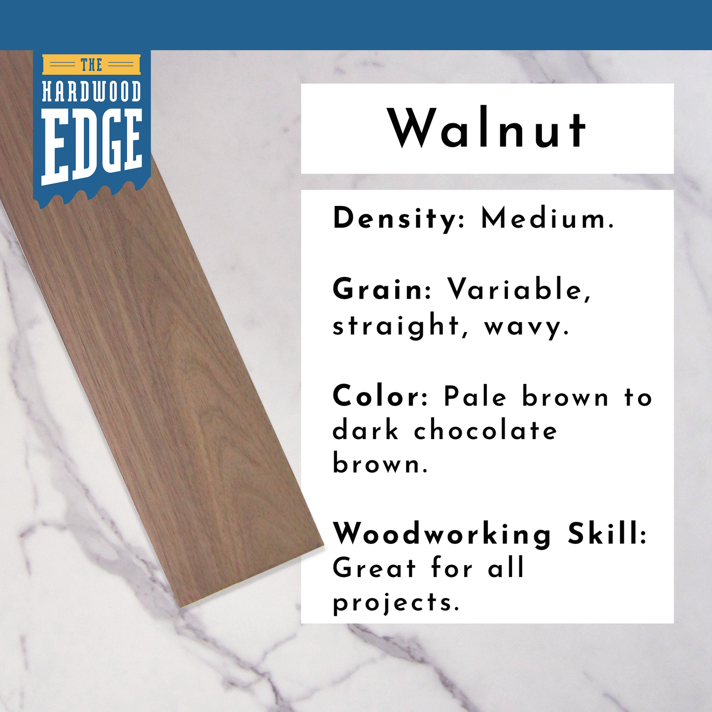 Walnut Thin-Sawn Craft Board