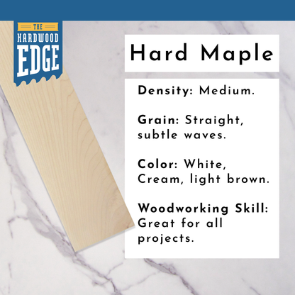 Hard Maple Thin-Sawn Craft Board