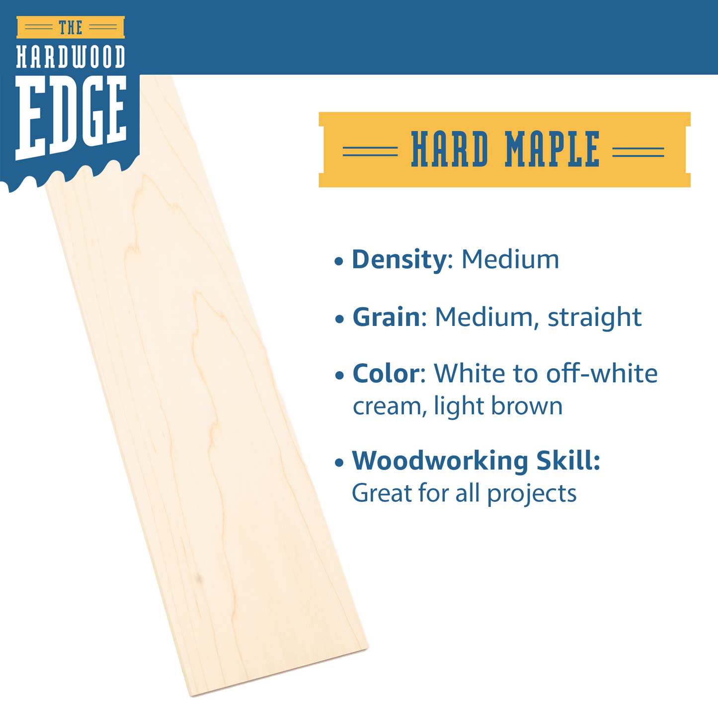 Hard Maple Thin-Sawn Craft Board