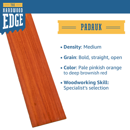 Padauk Thin-Sawn Craft Board