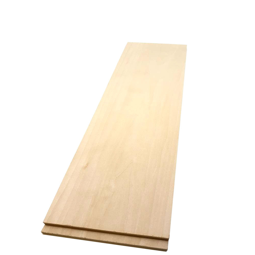 thumbnail interactive-video image 1 of Basswood Thin Stock Lumber Board - Kiln Dried Wood Blank For Lathe (1x6x24) 1 of 3